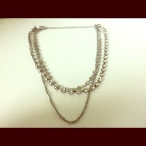 Charlotte Russe //Rhinestone choker necklace EUC
